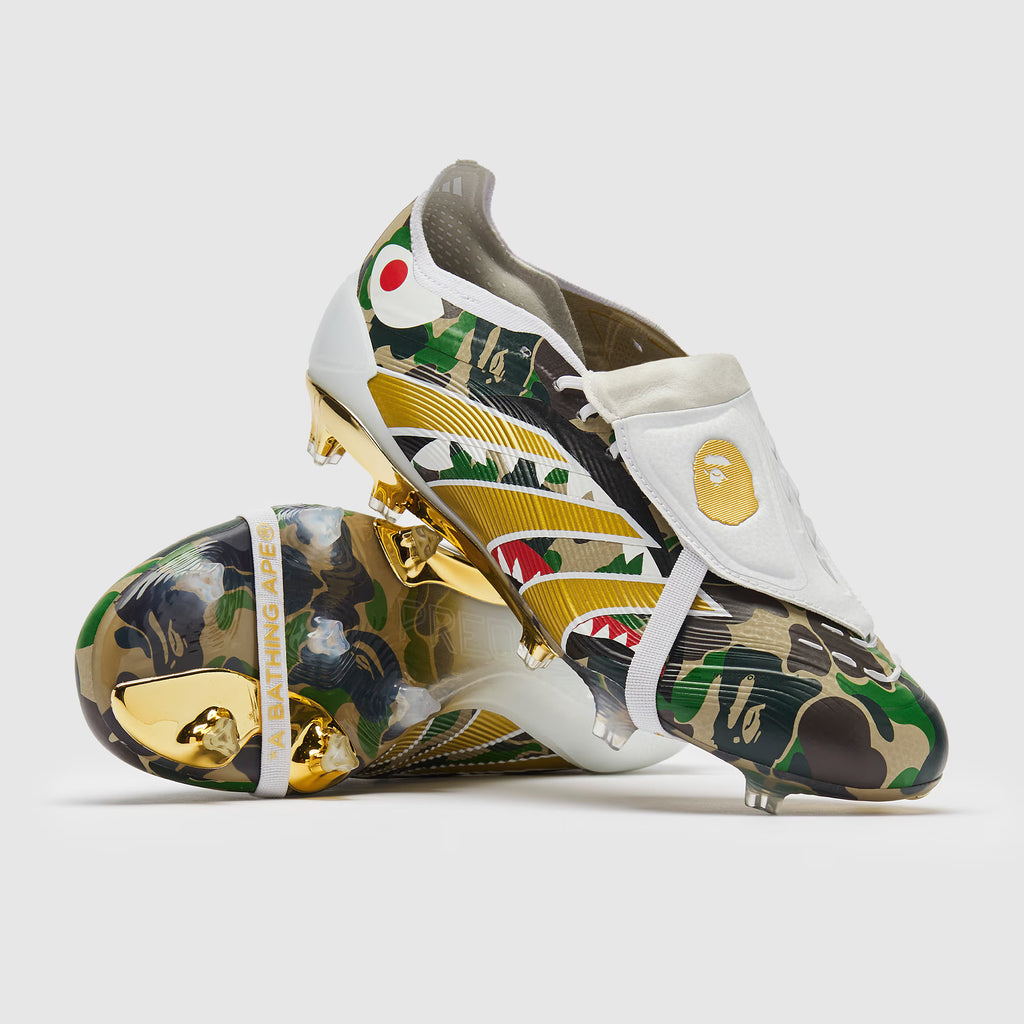 Guayos BAPE x adidas Predator Elite FG+ Edición Limitada
