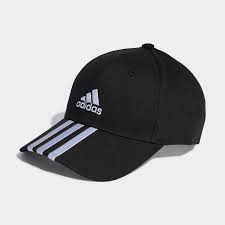 GORRA ADIDAS COTTON 3 STRIPES NEGRO - IB3242