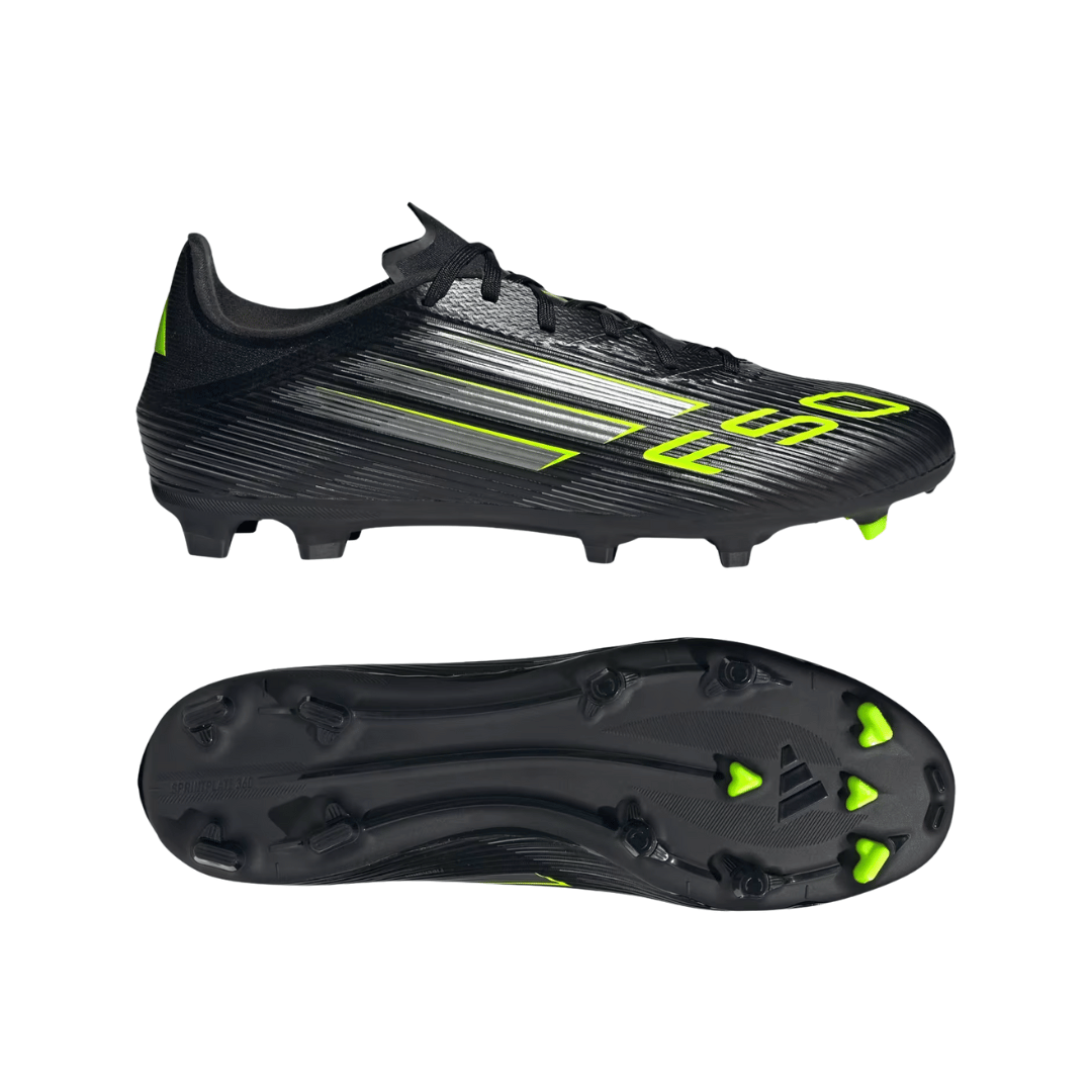 ADIDAS F50 LEAGUE FG 'ELECTRIC STEALTH' - JI0007