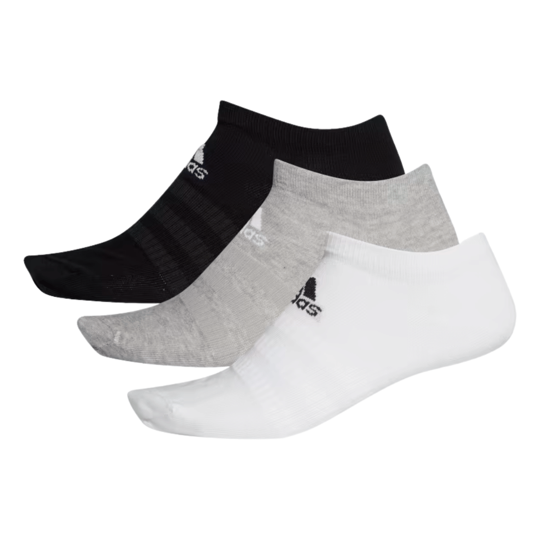 CALCETINES ADIDAS LOW 3 PACK 'WHITE / BLACK / GRAY' - DZ9400