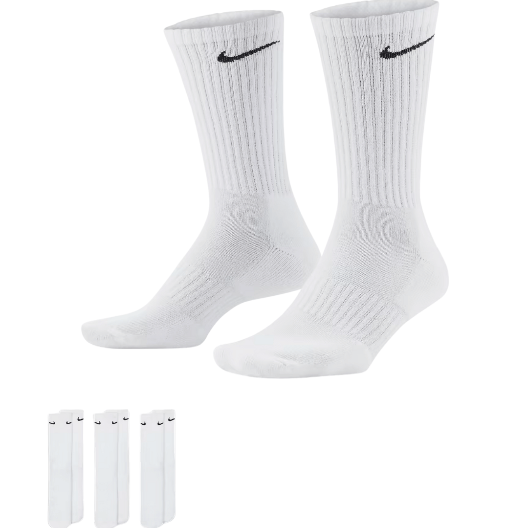 CALCETINES NIKE EVERYDAY CUSH CREW 3 PACK 'BLANCO' - SX7664100