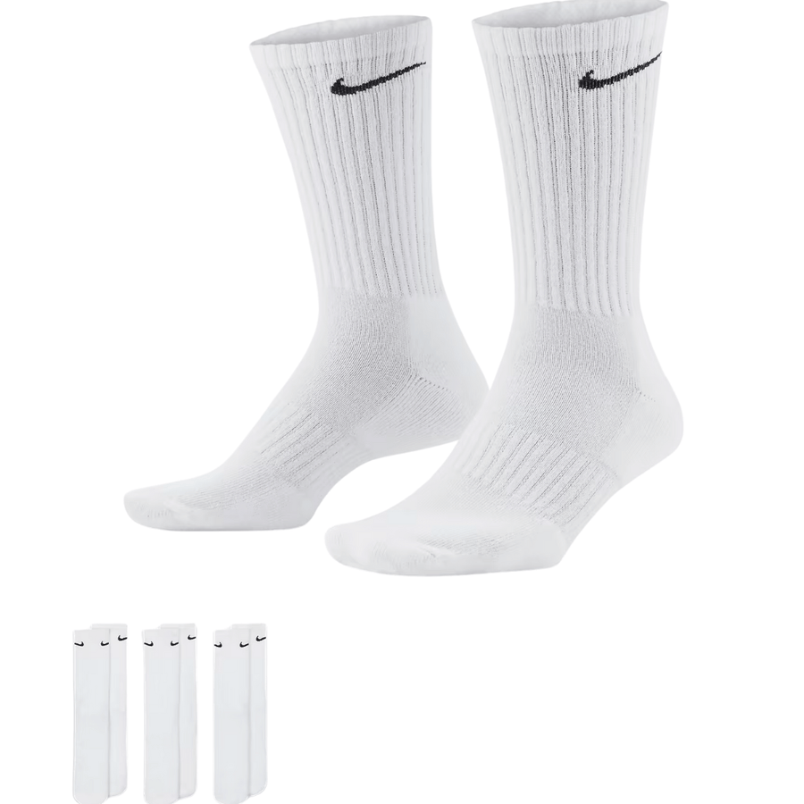 CALCETINES NIKE EVERYDAY CUSH CREW 3 PACK 'BLANCO' - SX7664100