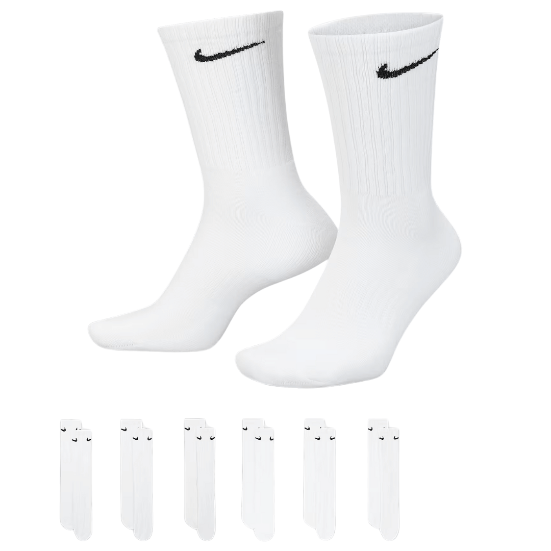 CALCETINES NIKE EVERYDAY CUSH CREW 6 PACK 'BLANCO' - SX7666100