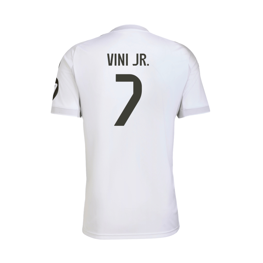 CAMISETA INFANTIL PERSONALIZADA ADIDAS REAL MADRID LOCAL 25/26 VINIJR