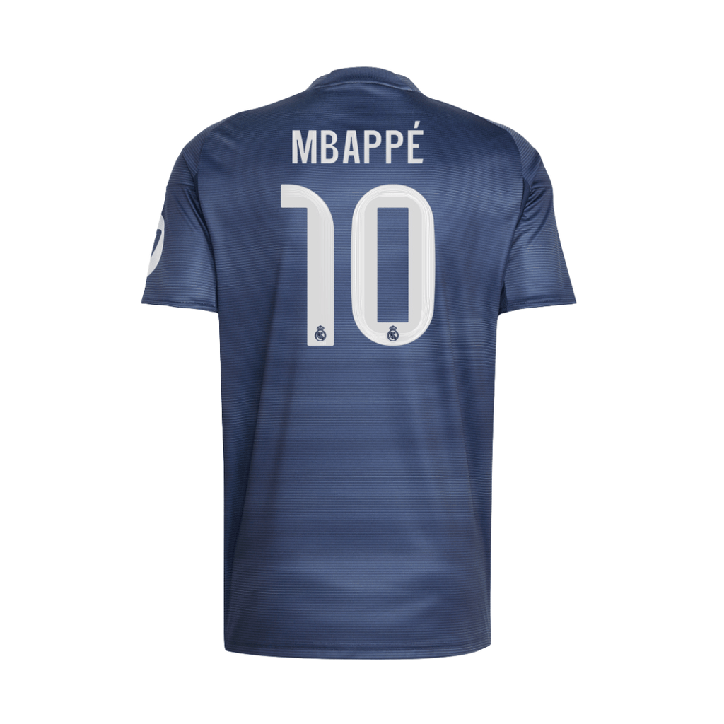 CAMISETA INFANTIL PERSONALIZADA ADIDAS REAL MADRID VISITANTE 25/26 MBAPPE