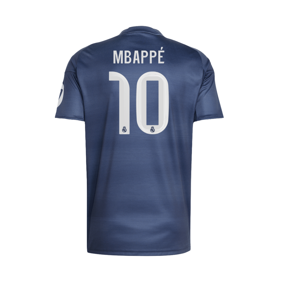 CAMISETA INFANTIL PERSONALIZADA ADIDAS REAL MADRID VISITANTE 25/26 MBAPPE