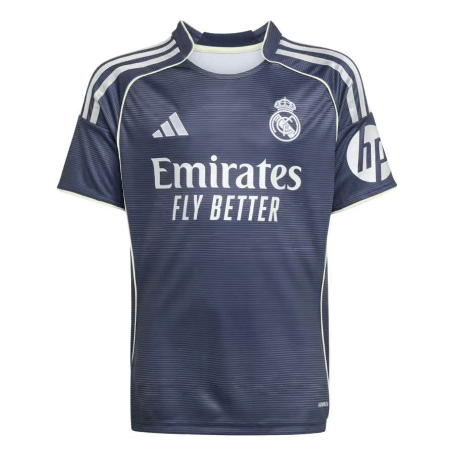 CAMISETA INFANTIL PERSONALIZADA ADIDAS REAL MADRID VISITANTE 25/26 VINI JR