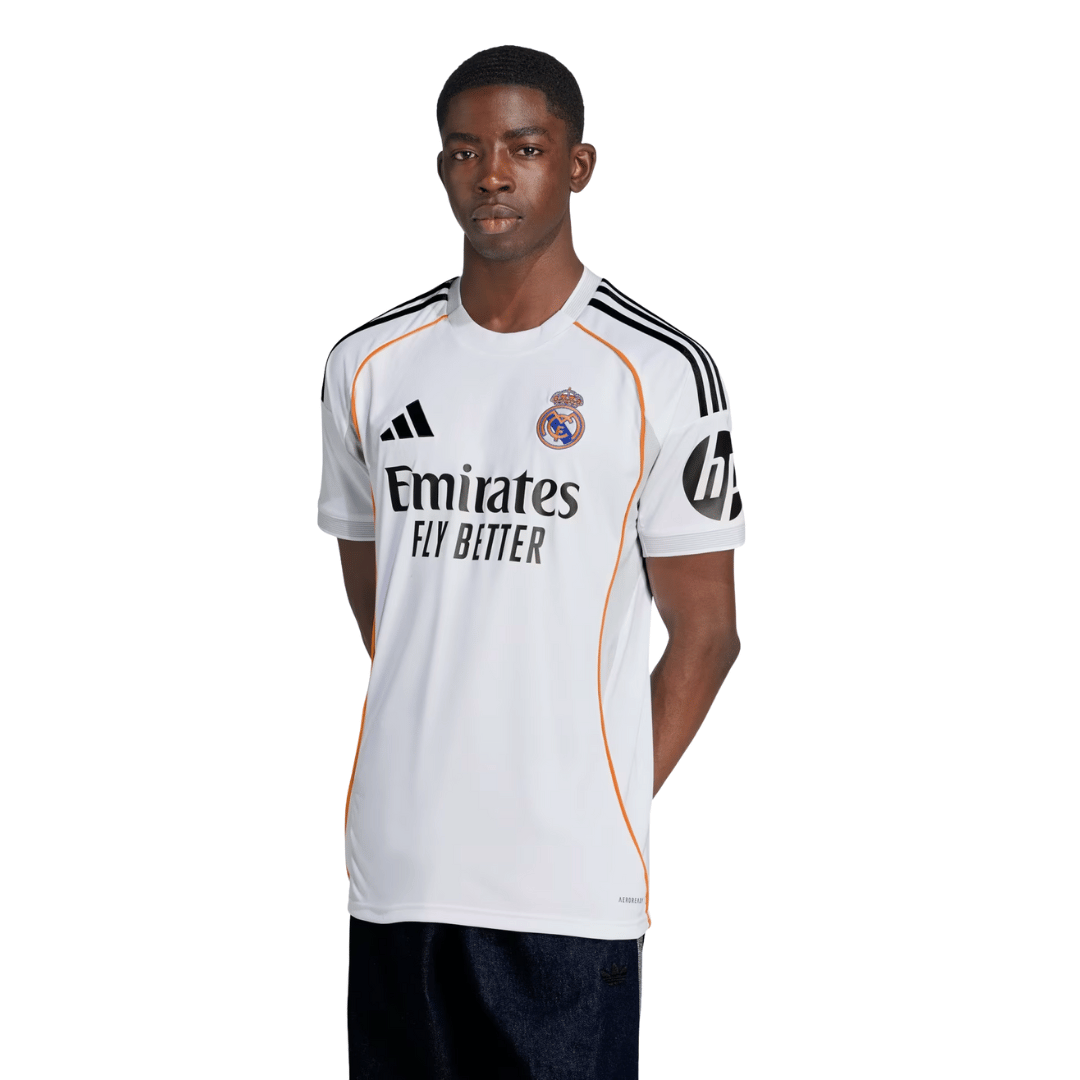 CAMISETA PERSONALIZADA ADIDAS REAL MADRID LOCAL 25/26 VINI JR