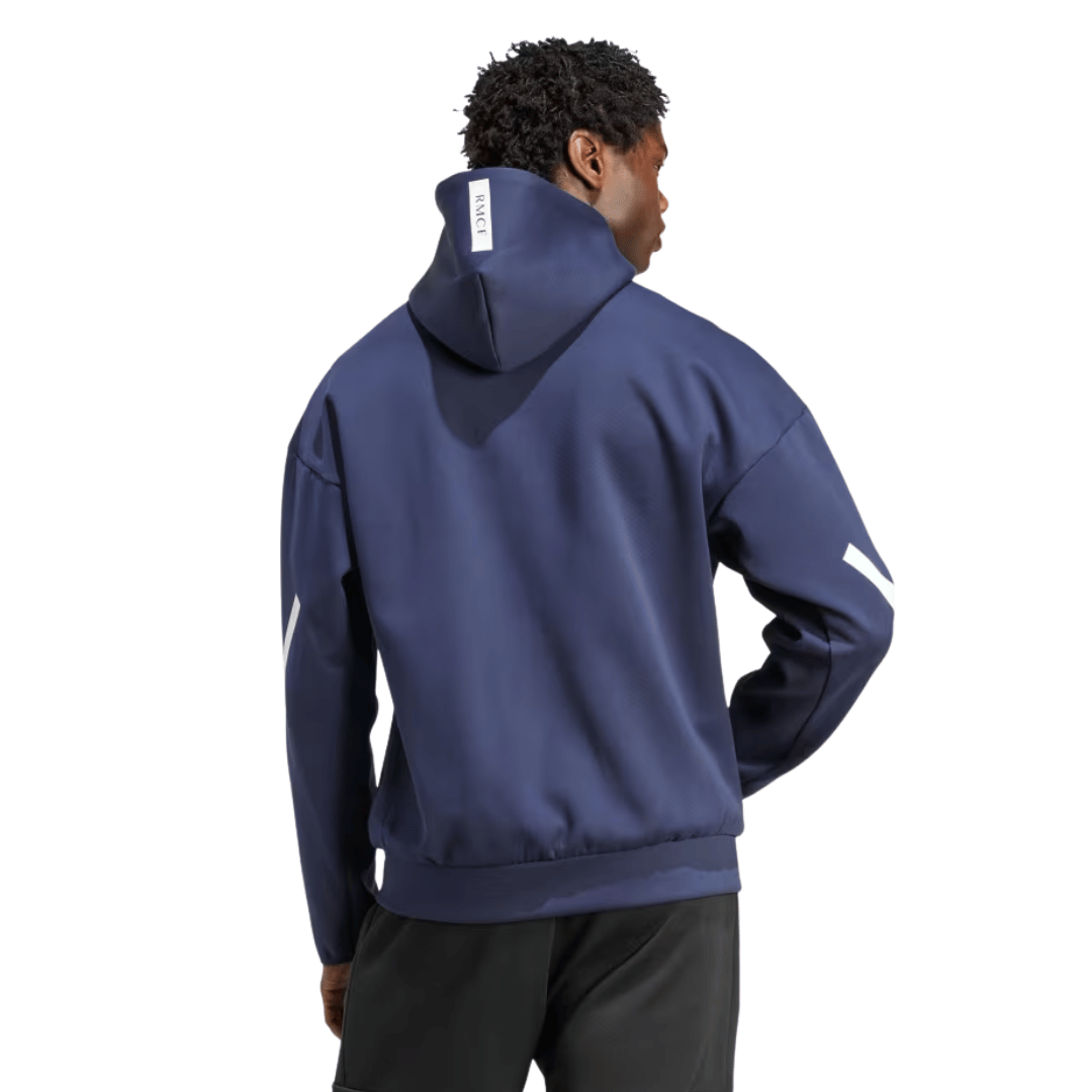 CHAQUETA ADIDAS REAL MADRID ANTHEM 'AZUL' - KC3739