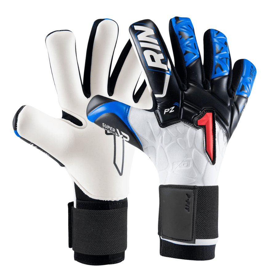 GUANTES DE PORTERO RINAT XTREME GUARD DOMINIUS PRIME AD 'BLANCO/AZUL' - 1GPM4A3A50-193-222
