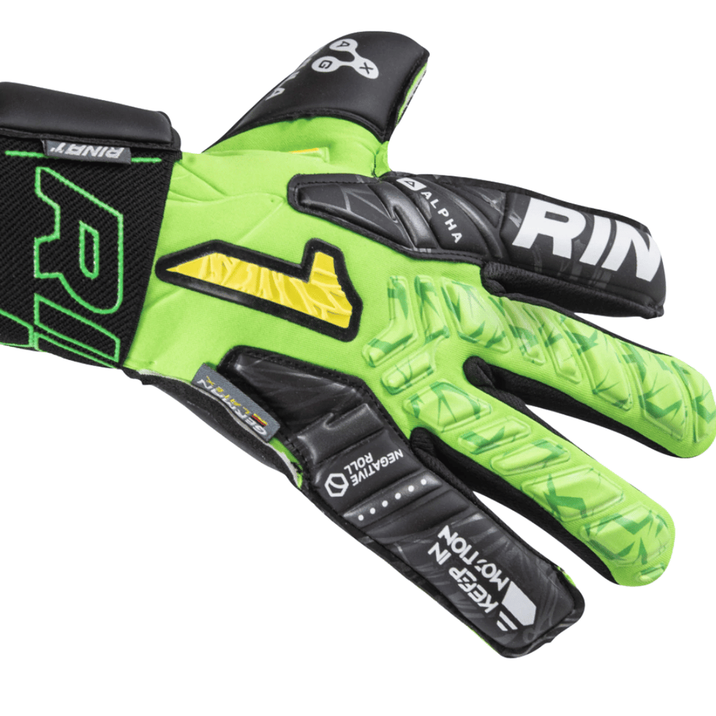 GUANTE DE PORTERO RINAT EGOTIKO VENGADOR ALPHA PREMIUM 'VERDE/NEGRO' - 1GAL4A5A50-153-220