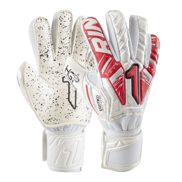 GUANTE DE PORTERO RINAT EGOTIKO VENGADOR SPINE TURF AD 'BLANCO/ROJO' - 1GTS4A5A50-131-222