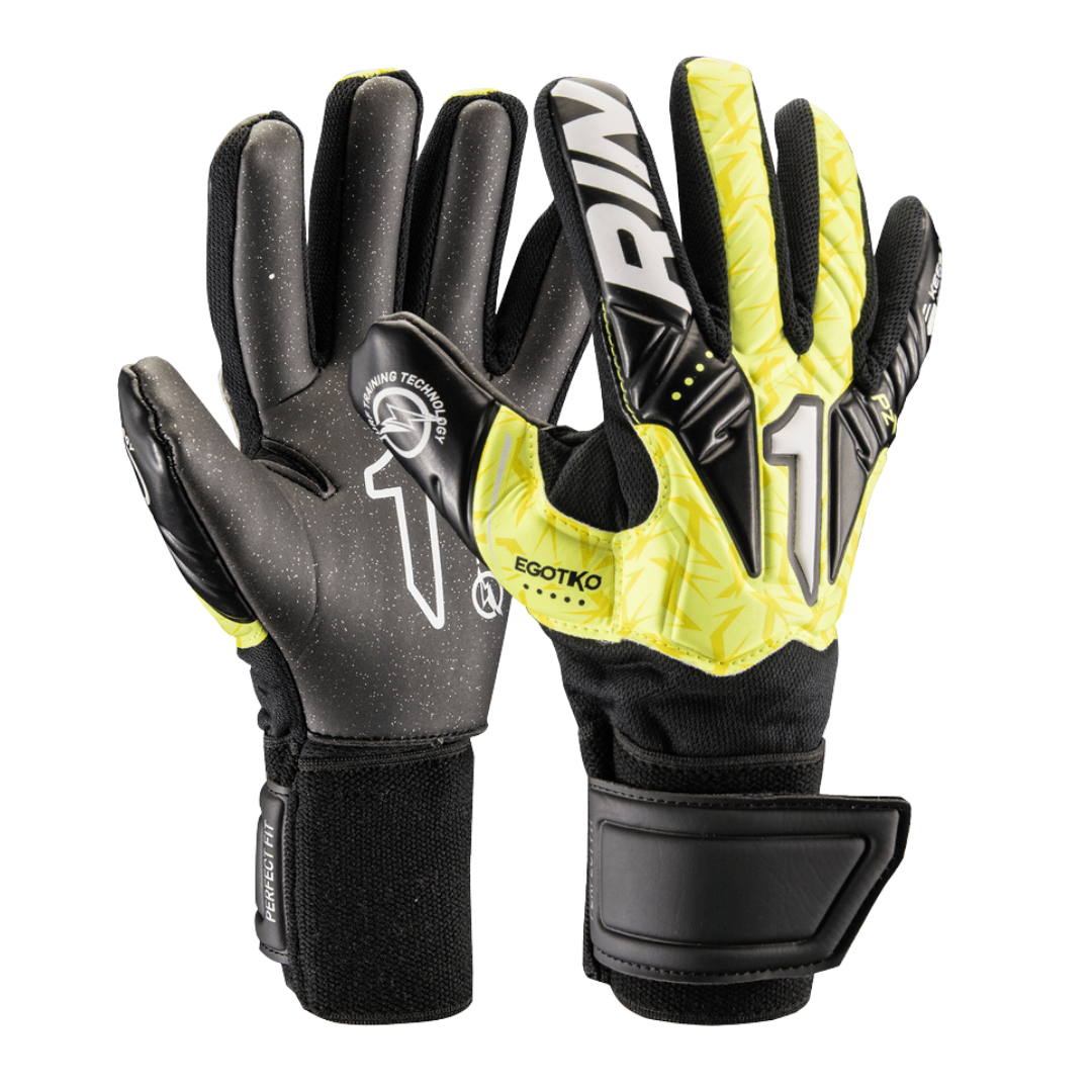 GUANTE DE PORTERO RINAT EGOTIKO VENGADOR TRAINING AD 'AMARILLO/NEGRO' - 1GTR4A5A50-150-219
