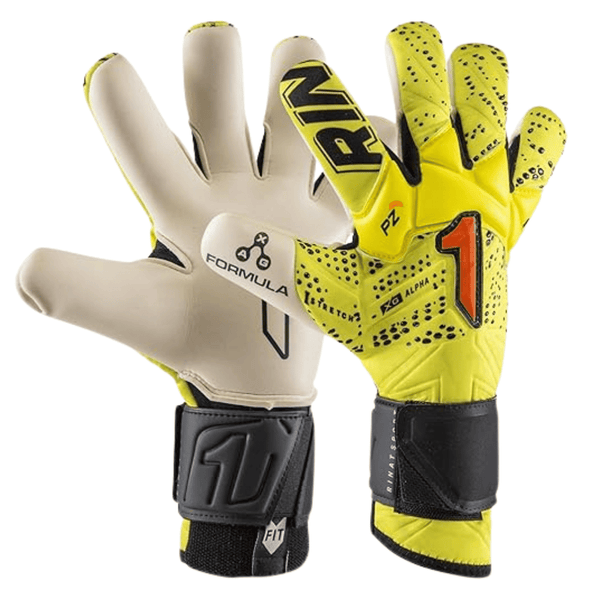 GUANTE DE PORTERO RINAT XTREME GUARD DOMINIUS ALPHA PREMIUM 'AMARILLO/BLANCO' - 1GAL4A3A50-200-220