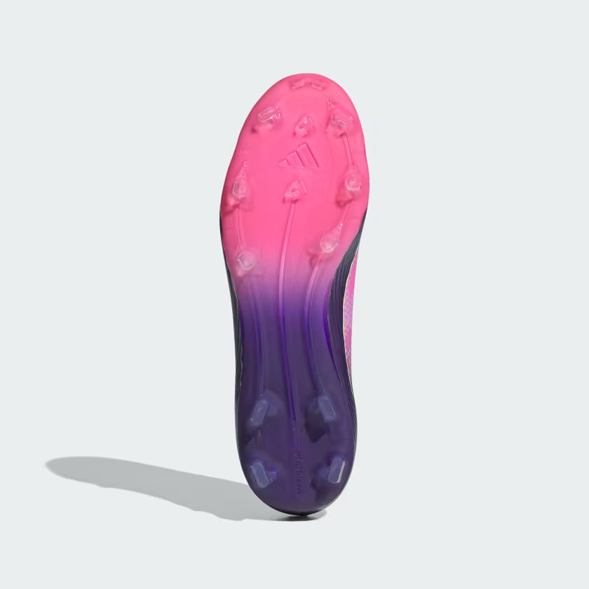 Guayos de fútbol F50 LEAGUE sin cordones terreno firme