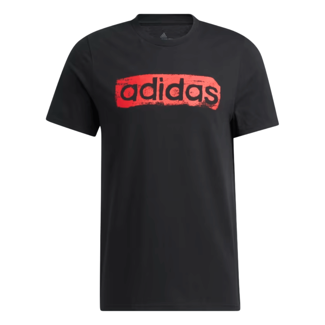 PLAYERA ADIDAS BRUSHSTROKE NEGRO - HE4869
