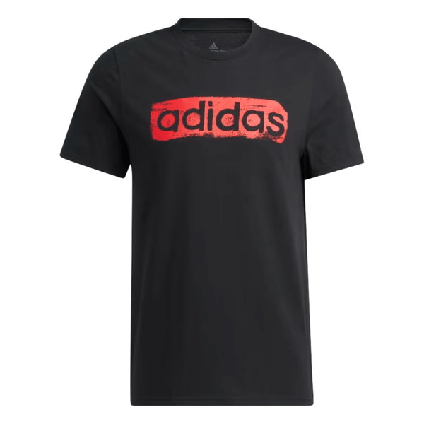 PLAYERA ADIDAS BRUSHSTROKE NEGRO - HE4869