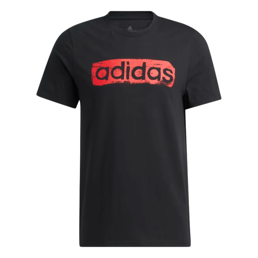 PLAYERA ADIDAS BRUSHSTROKE NEGRO - HE4869