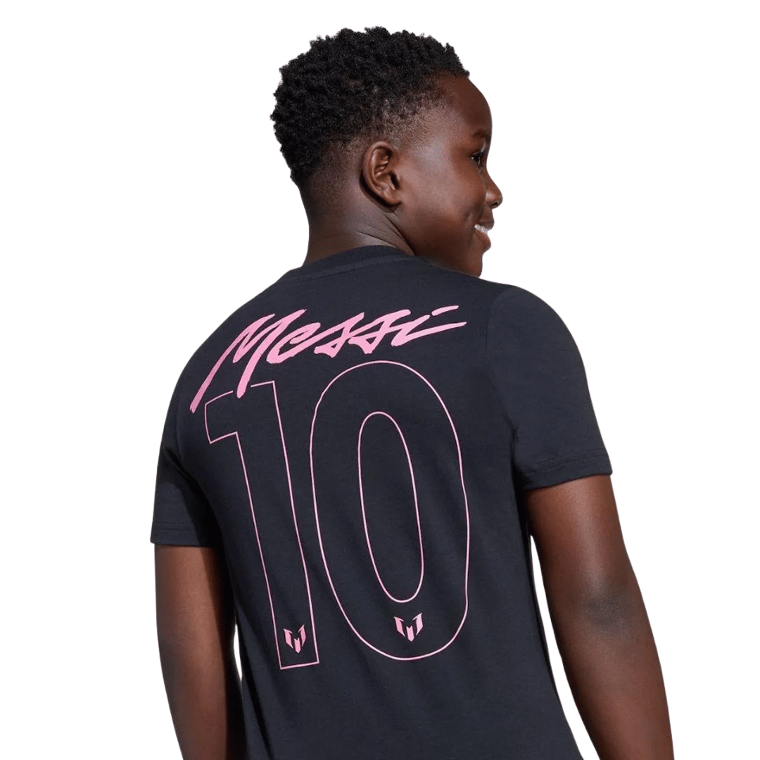 PLAYERA INFANTIL ADIDAS MESSI 'NEGRA' - JM8950