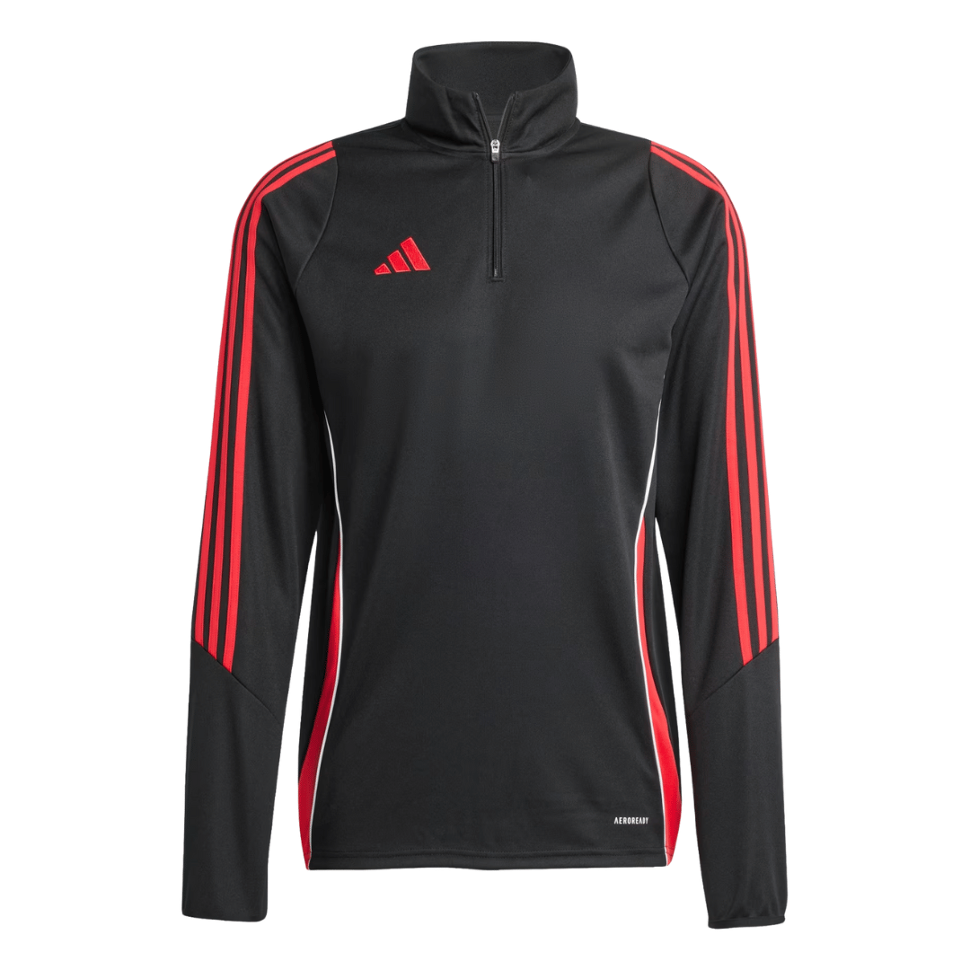 SUETER ADIDAS DE ENTRENAMIENTO TIRO 24 'NEGRO/ROJO' - JN4565