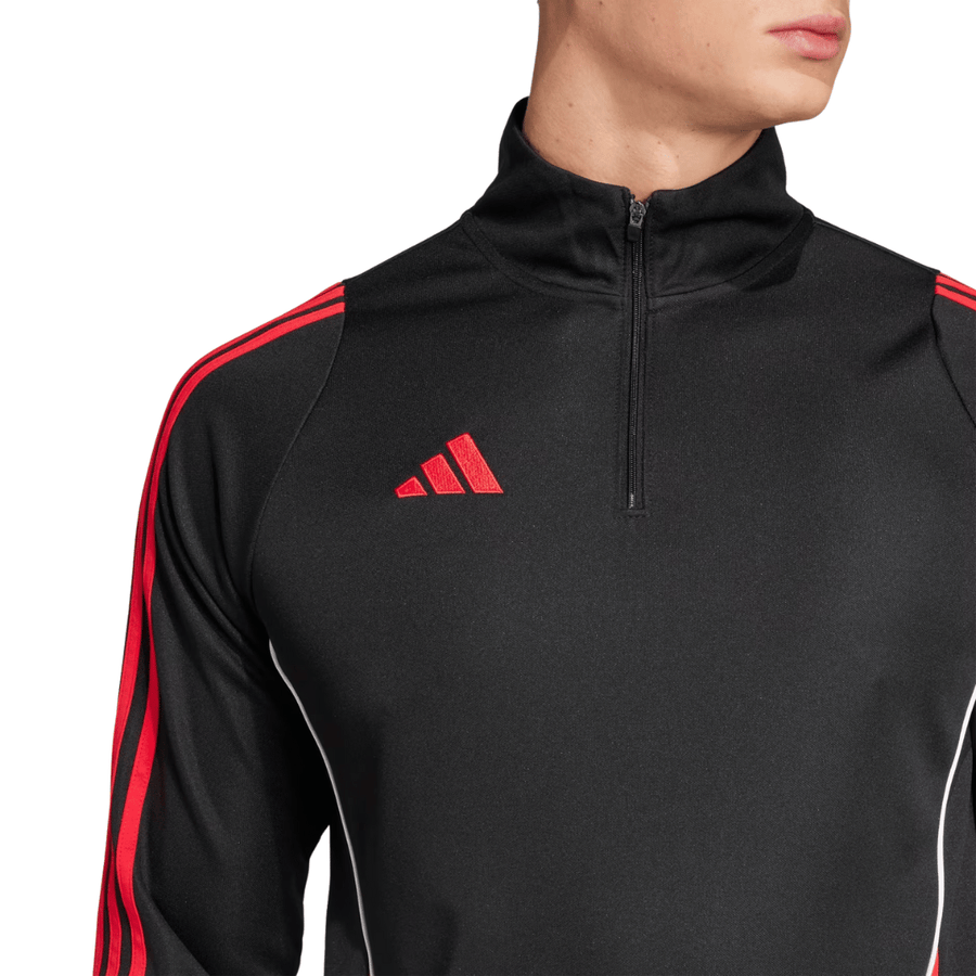 SUETER ADIDAS DE ENTRENAMIENTO TIRO 24 'NEGRO/ROJO' - JN4565
