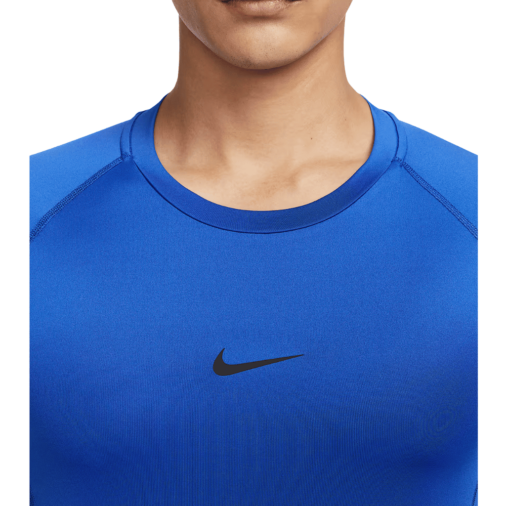 TOP LICRA NIKE PRO DRI-FIT SHORT SLEEVE AZUL - FB7932480