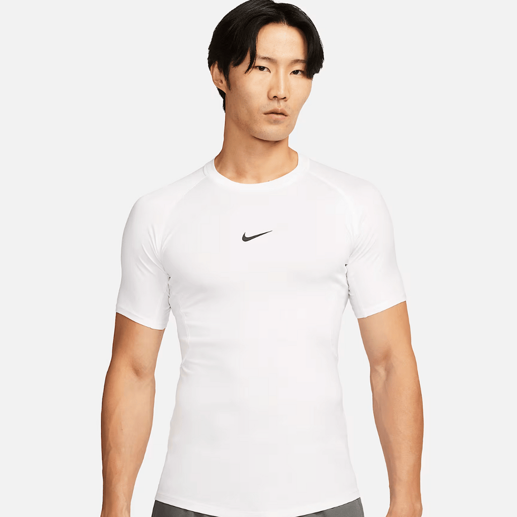 TOP LICRA NIKE PRO DRI-FIT SHORT SLEEVE BLANCO - FB7932100