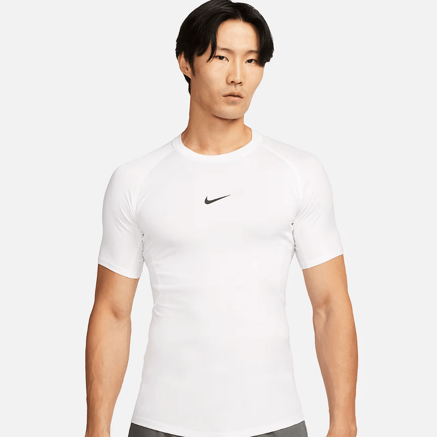 TOP LICRA NIKE PRO DRI-FIT SHORT SLEEVE BLANCO - FB7932100