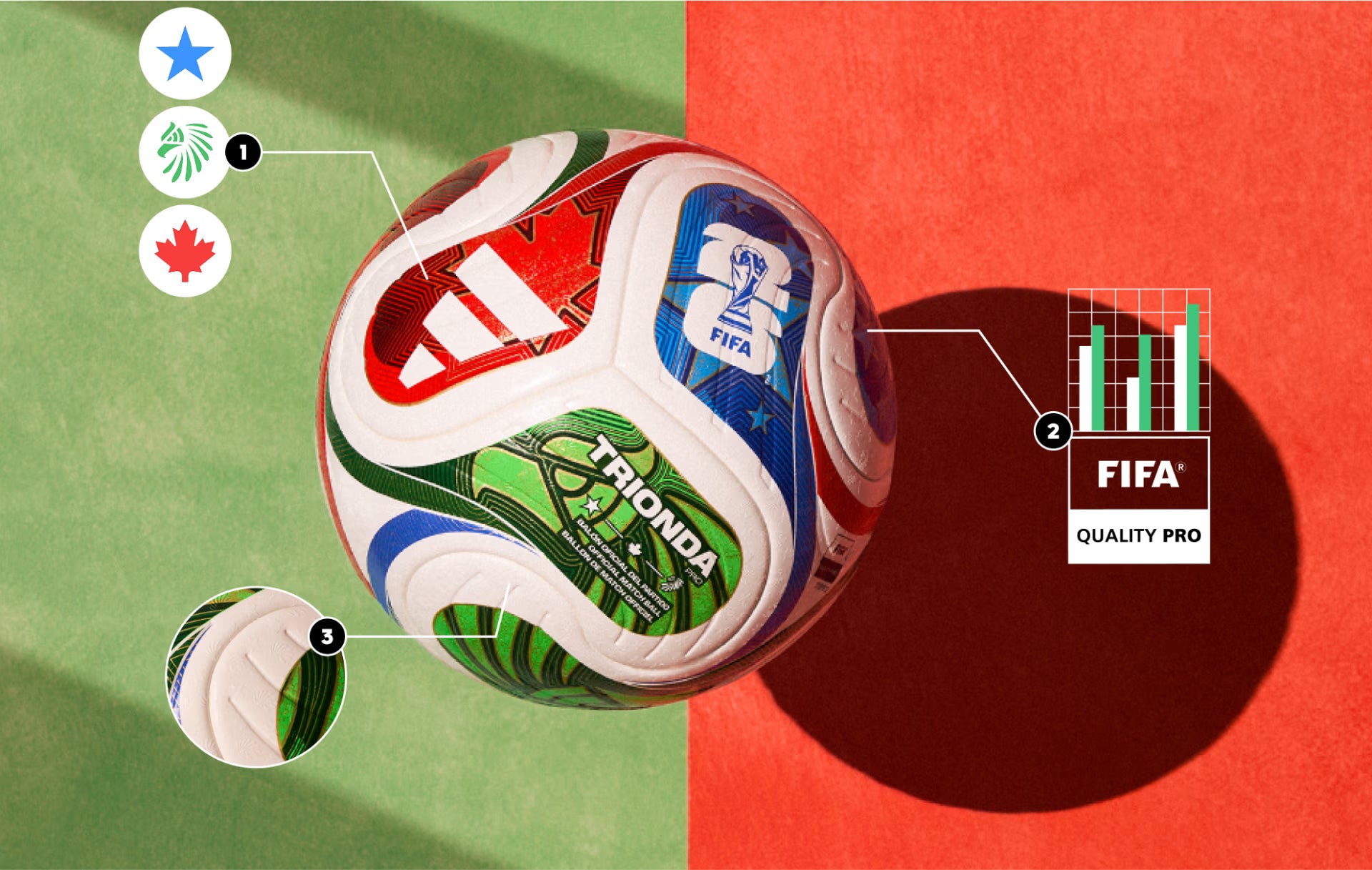 Balón Trionda Pro de la Copa Mundial de la FIFA 2026™