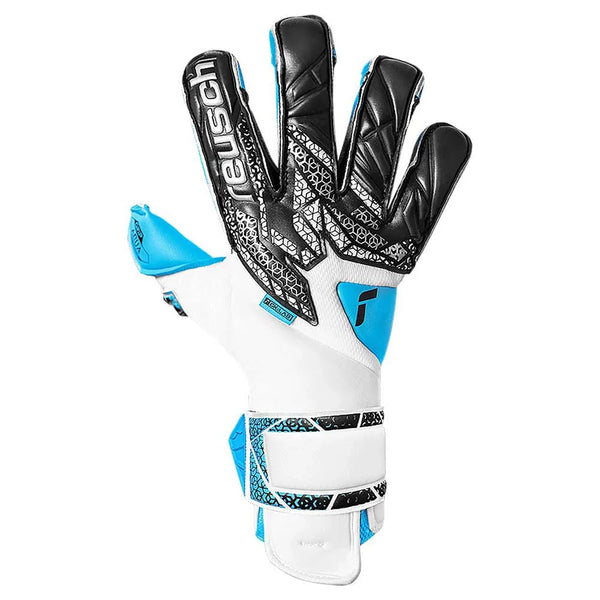 Guantes de arquero Reusch Attrakt Freegel Aqua - Blanco/Azul